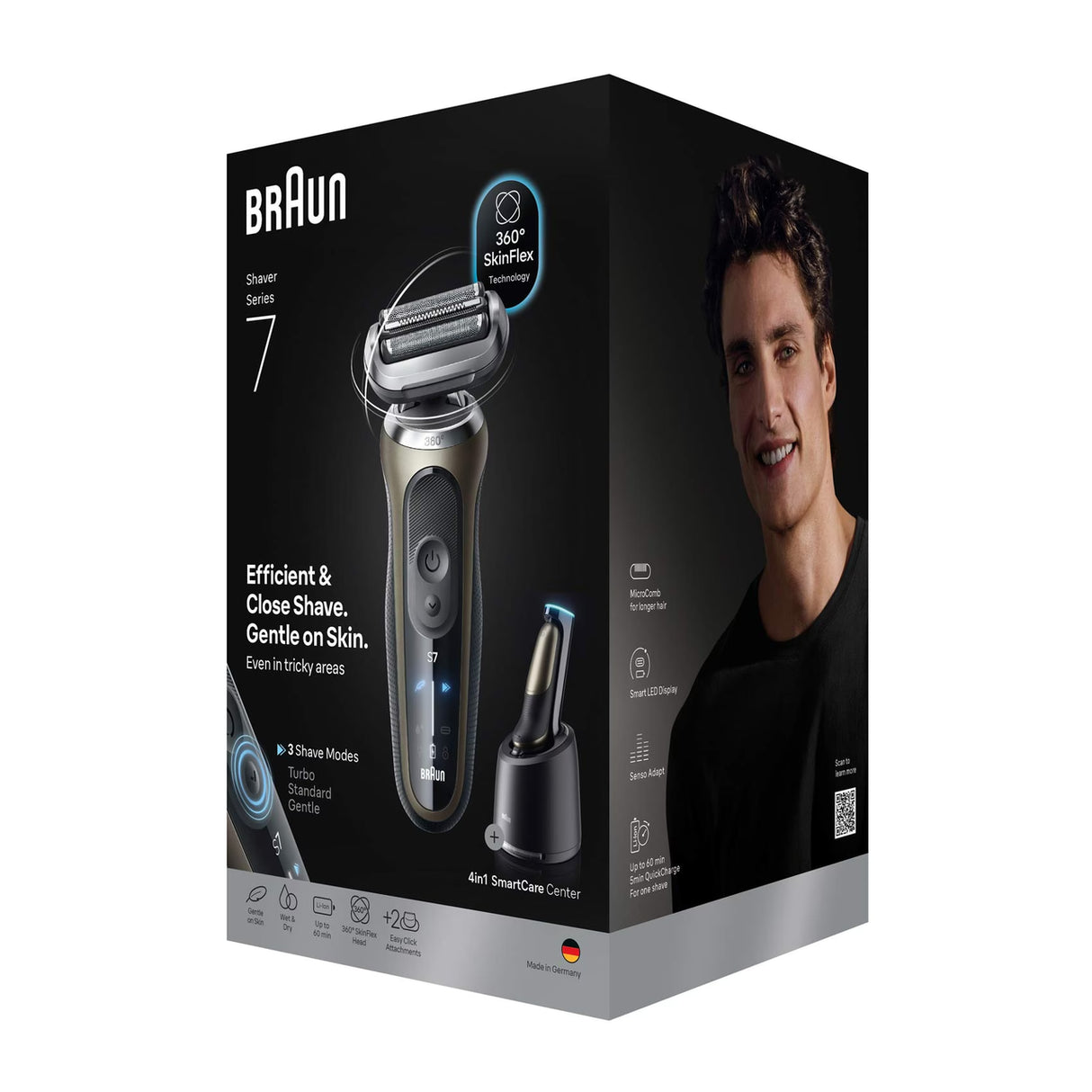 BRAUN Black Electric Shaver Series 72-N4200cs