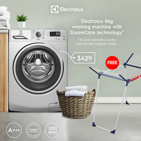 ELECTROLUX Perfect Care 500 Washing Machine + LEIFHEIT 81570 Standing Dryer