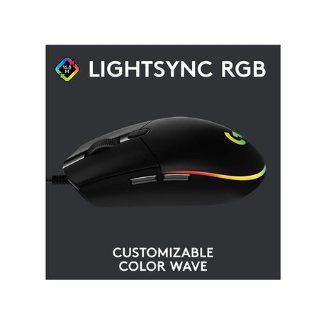 G203 LIGHTSYNC Corded Gaming Mouse Black 910-005796 : Fattal Online Magnet Shop Lebanon