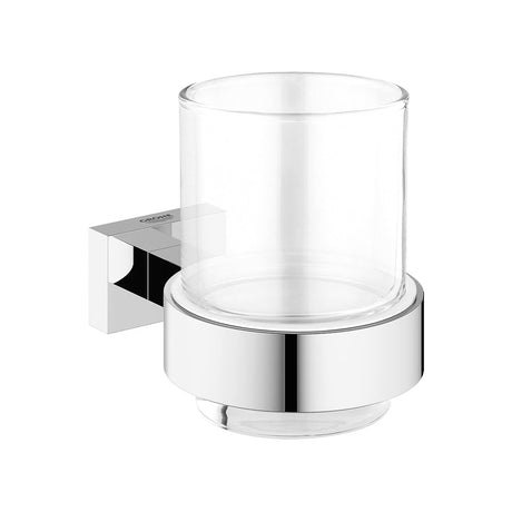 GROHE Essentials Cube Glass w/holder 40755001 : Fattal Online Magnet Shop Lebanon
