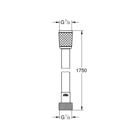 GROHE VITALIO FLEX TREND HOSE 1750MM 28742001 : Fattal Online Magnet Shop Lebanon