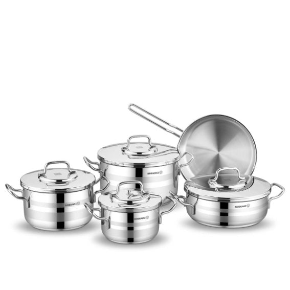 KORKMAZ Astra2 9 pcs Cookware Set A2050