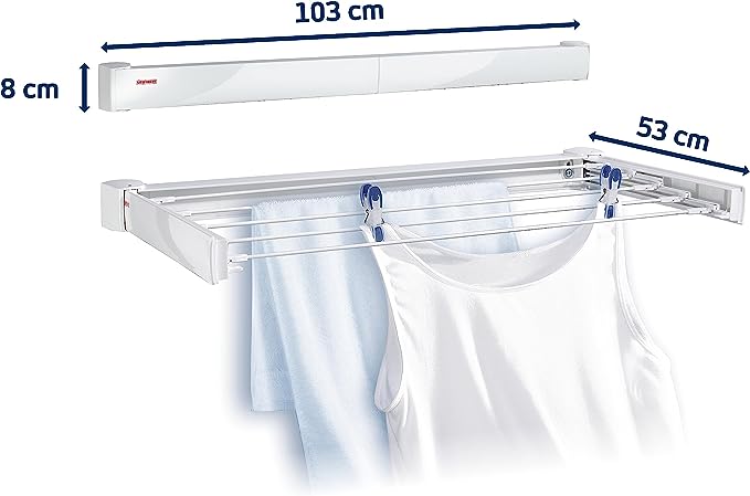 LEIFHEIT 83305 Wall  dryer Telegant 100 white