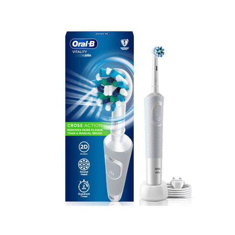 Oral-B Vitality 100 White Criss Cross Electric Rechargeable Toothbrush : Fattal Online Magnet Shop Lebanon