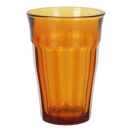 DURALEX Set Of 6 Picardie Amber Highball Tumbler 36 cl