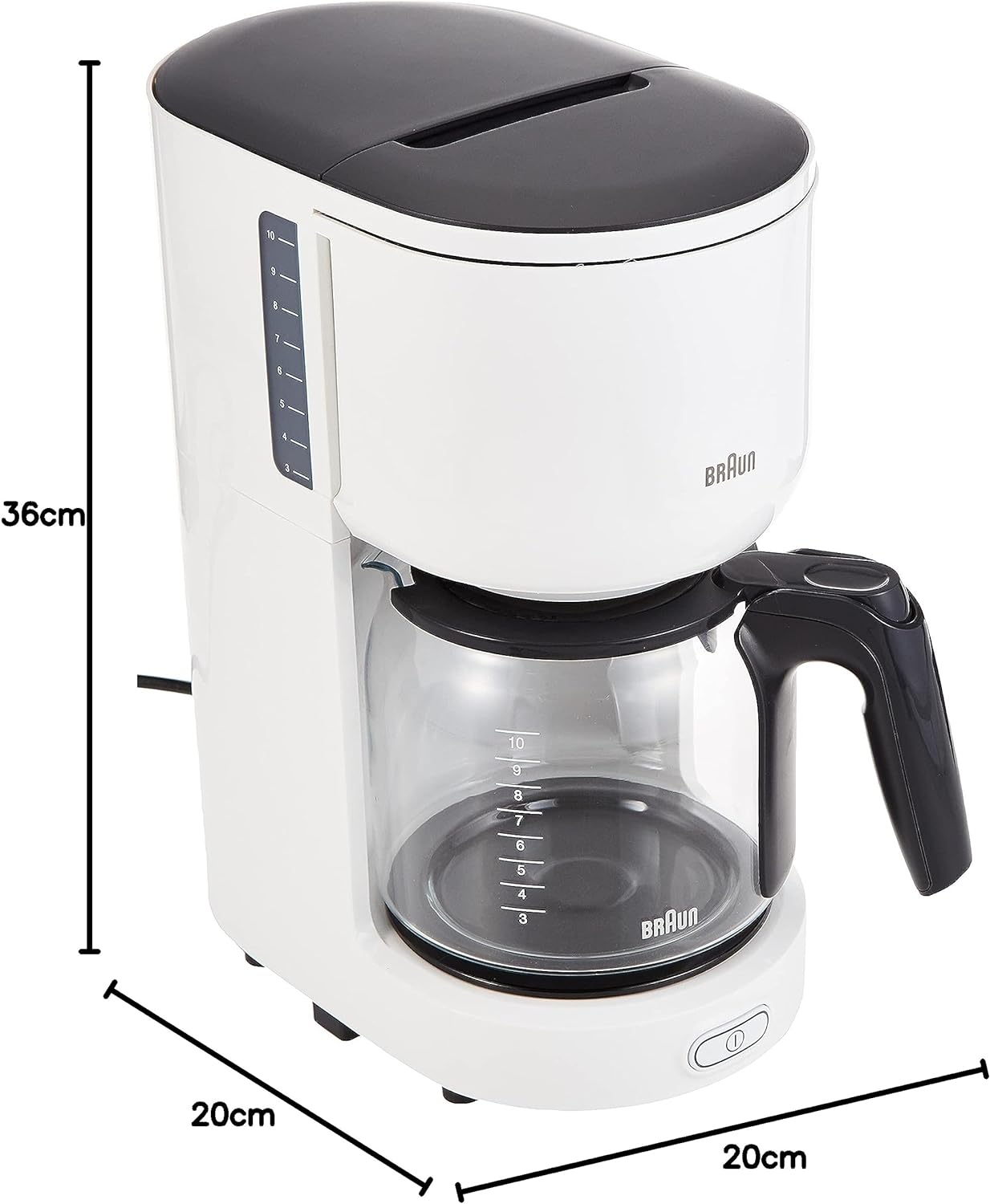 BRAUN Coffee Maker KF3100WH MAGNET SHOP