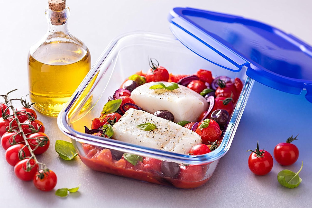Cook & Go Glass Rectangular dish with lid 282PG00 : Fattal Online Magnet Shop Lebanon