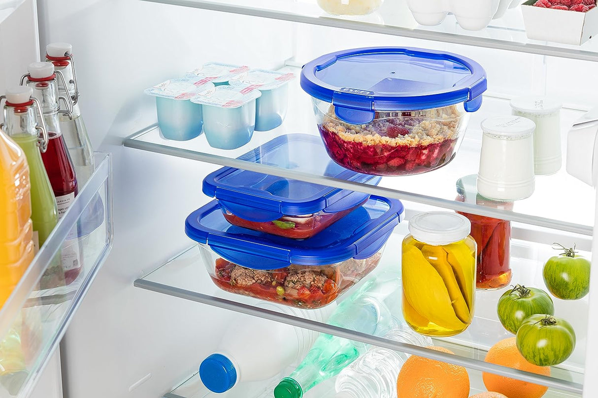 Cook & Go Glass Square dish with lid 286PG00 : Fattal Online Magnet Shop Lebanon