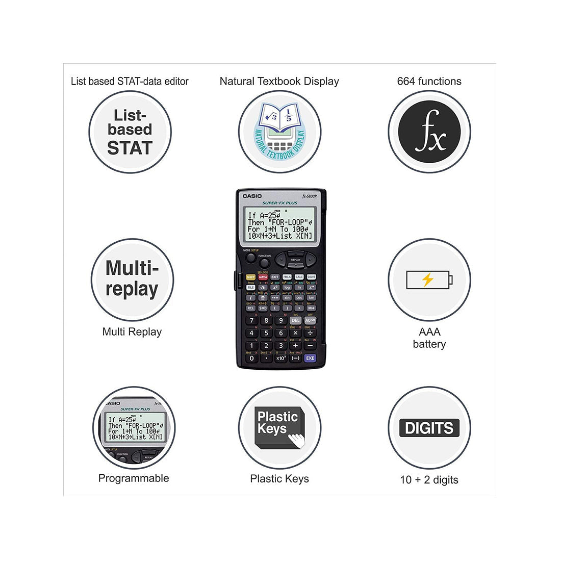 Casio 5800 online