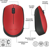 M171 Wireless Mouse RED 910-004641 : Fattal Online Magnet Shop Lebanon