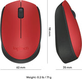 M171 Wireless Mouse RED 910-004641 : Fattal Online Magnet Shop Lebanon