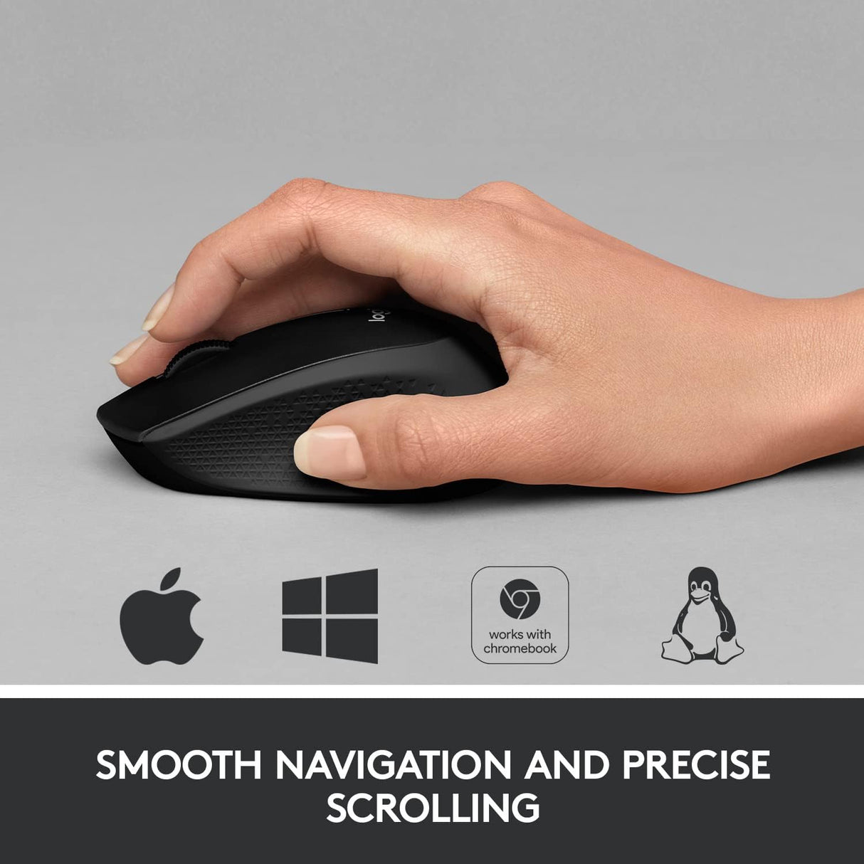 M330 MOUSE SILENT PLUS BLACK 910-004909 : Fattal Online Magnet Shop Lebanon