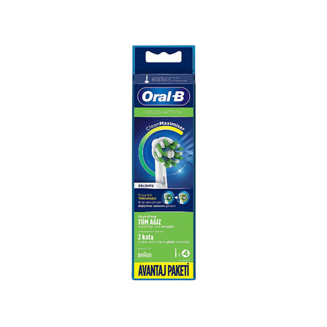 Oral-B Cross Action Replacement Brush Heads Eb50 - Pack Of 4 : Fattal Online Magnet Shop Lebanon