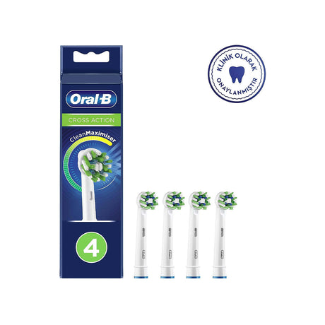 Oral-B Cross Action Replacement Brush Heads Eb50 - Pack Of 4 : Fattal Online Magnet Shop Lebanon