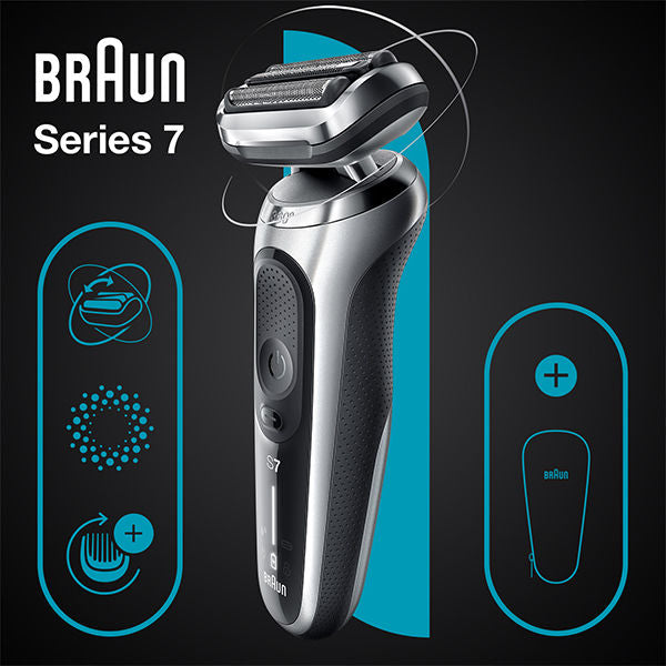 Series 7 71-S1000s Wet & Dry shaver with travel case, silver. : Fattal Online Magnet Shop Lebanon