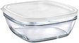 Square Glass Storage 23cm - 310cl + Frosted Lid : Fattal Online Magnet Shop Lebanon